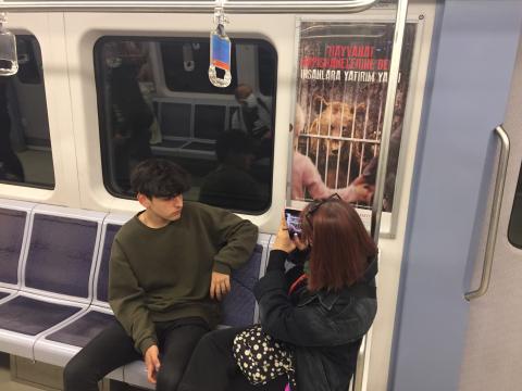 Haytap'ın Ankara Metrolarında Farkındalık Çalışmaları